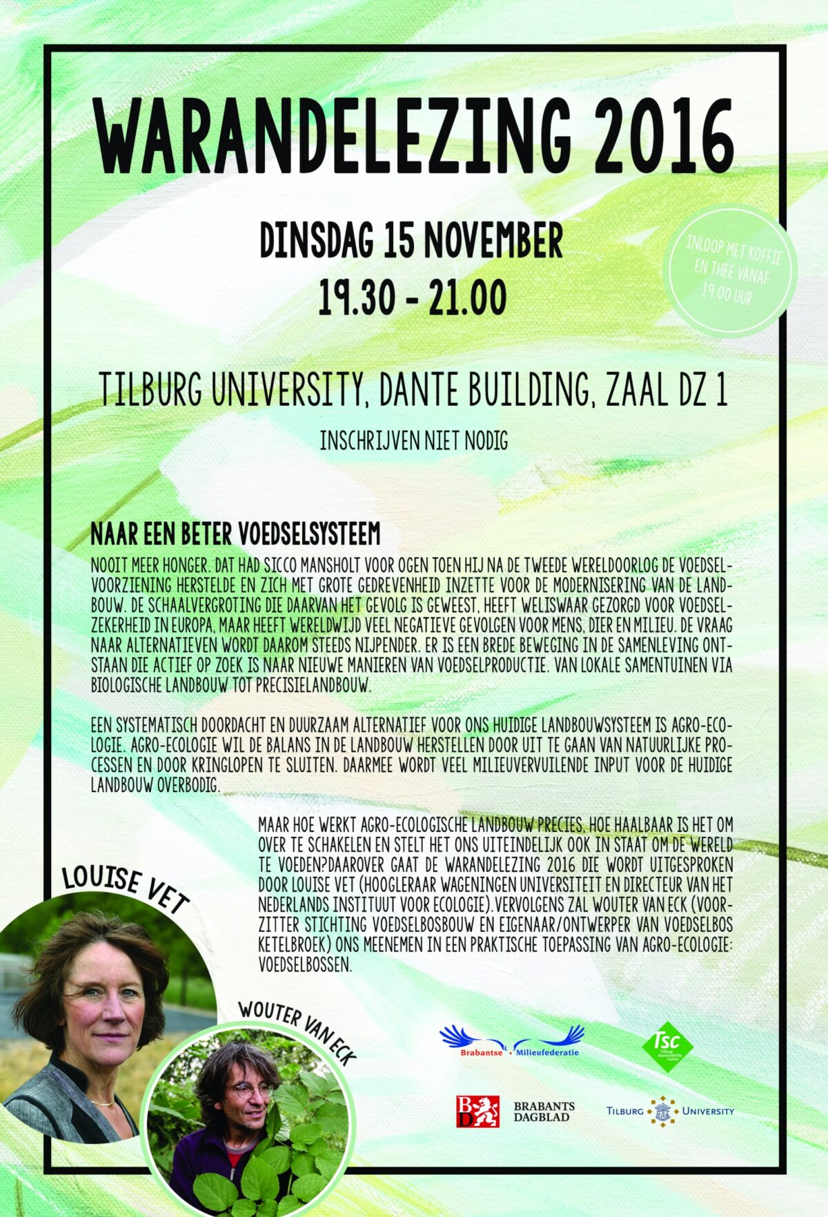 Warandelezing 2016: naar een beter voedselsysteem