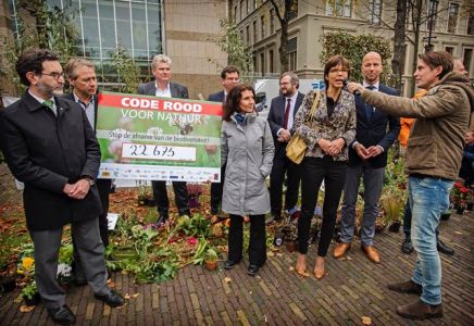 Plein kleurt groen dankzij petitie ‘code rood’
