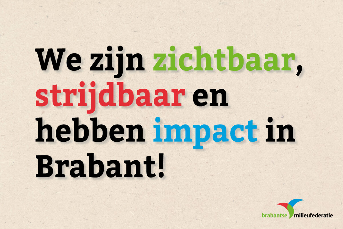 BMF blijft ook in 2020 strijden voor een natuurlijk Brabant