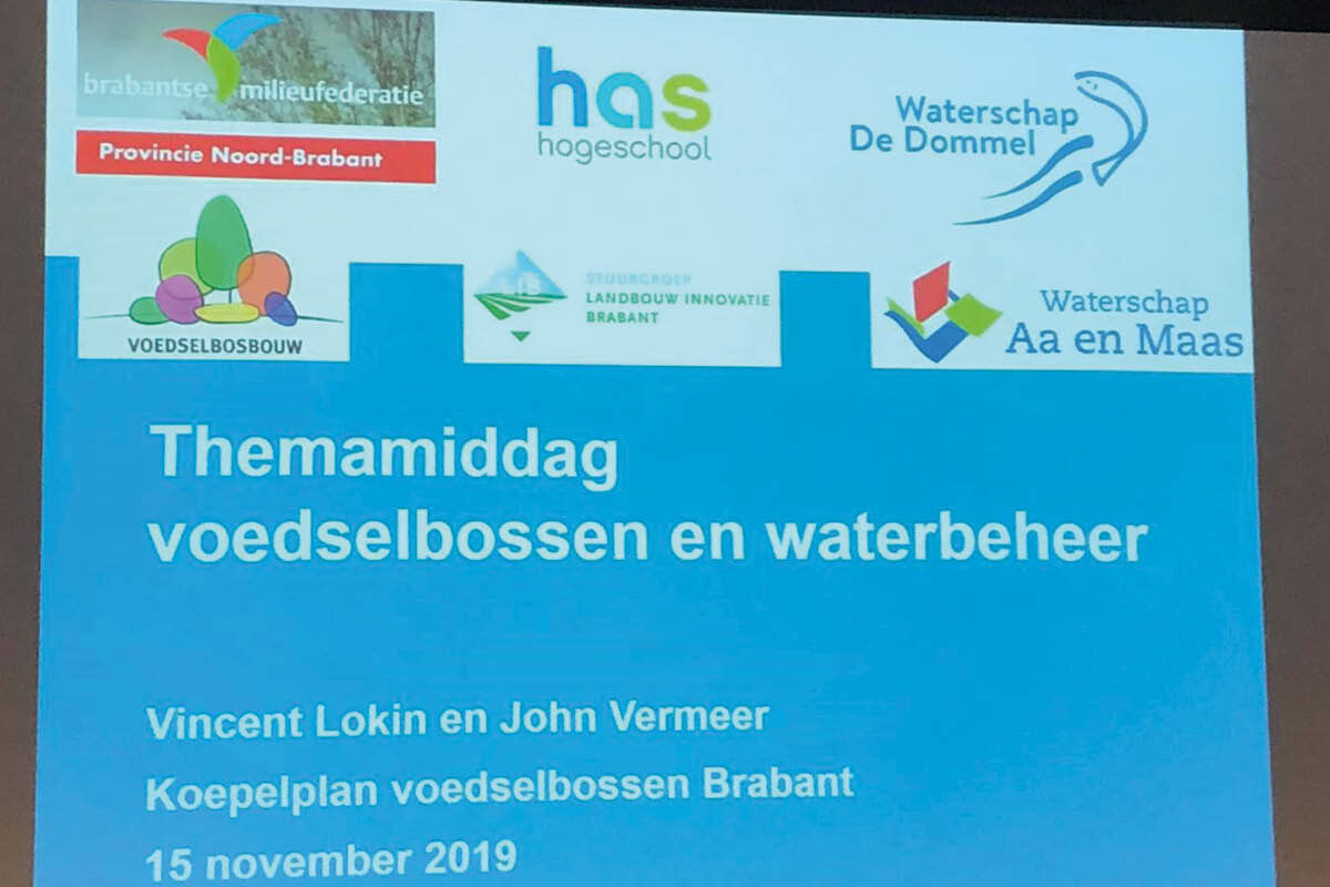 Studiemiddag brengt voedselbossen en waterbeleid samen