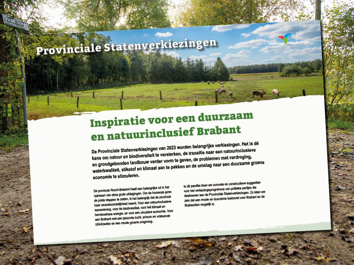 Verkiezingen: Inspiratie voor een duurzaam en natuurinclusief Brabant