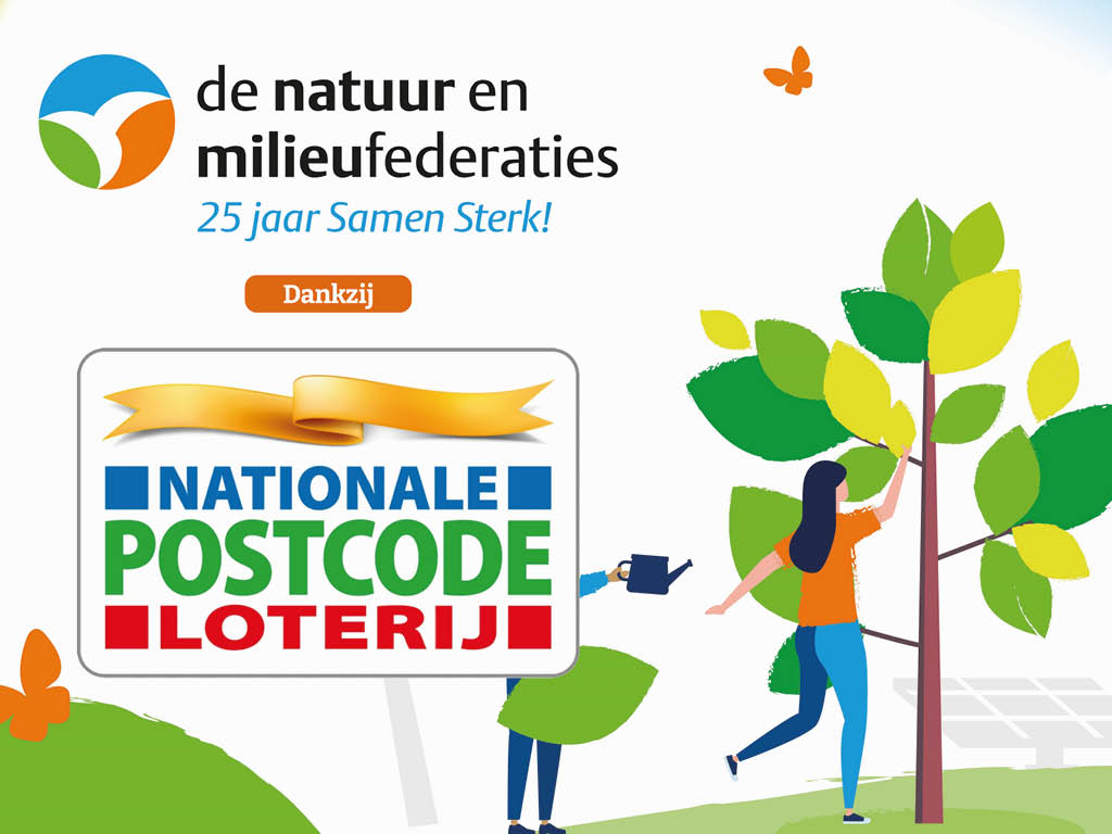 Natuur en Milieufederaties bedanken deelnemers Nationale Postcode Loterij