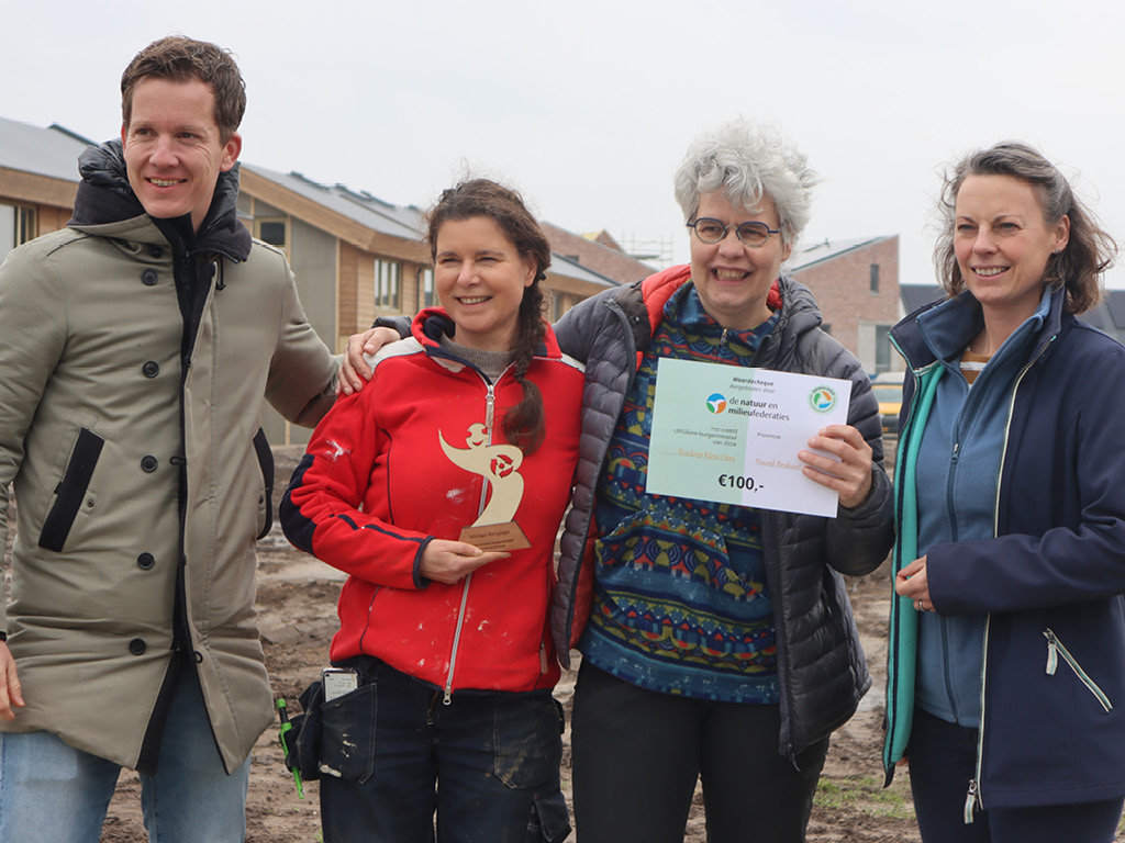 Ecodorp Klein Oers wint prijs voor meest circulaire bewonersinitiatief van Brabant
