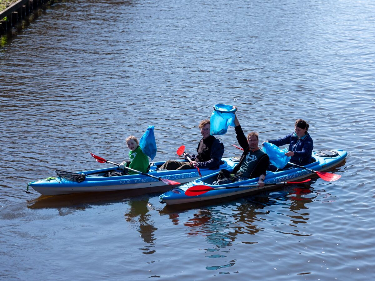 Opruimactie tegen zwerfafval in en langs de Dommel
